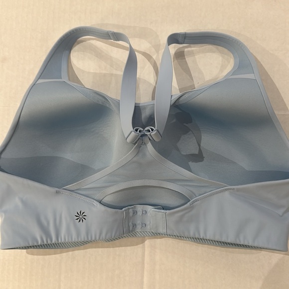 Athleta High Advance Bra B-G Sports Bra 38D Activewear. Baby Blue - Picture 2 of 6